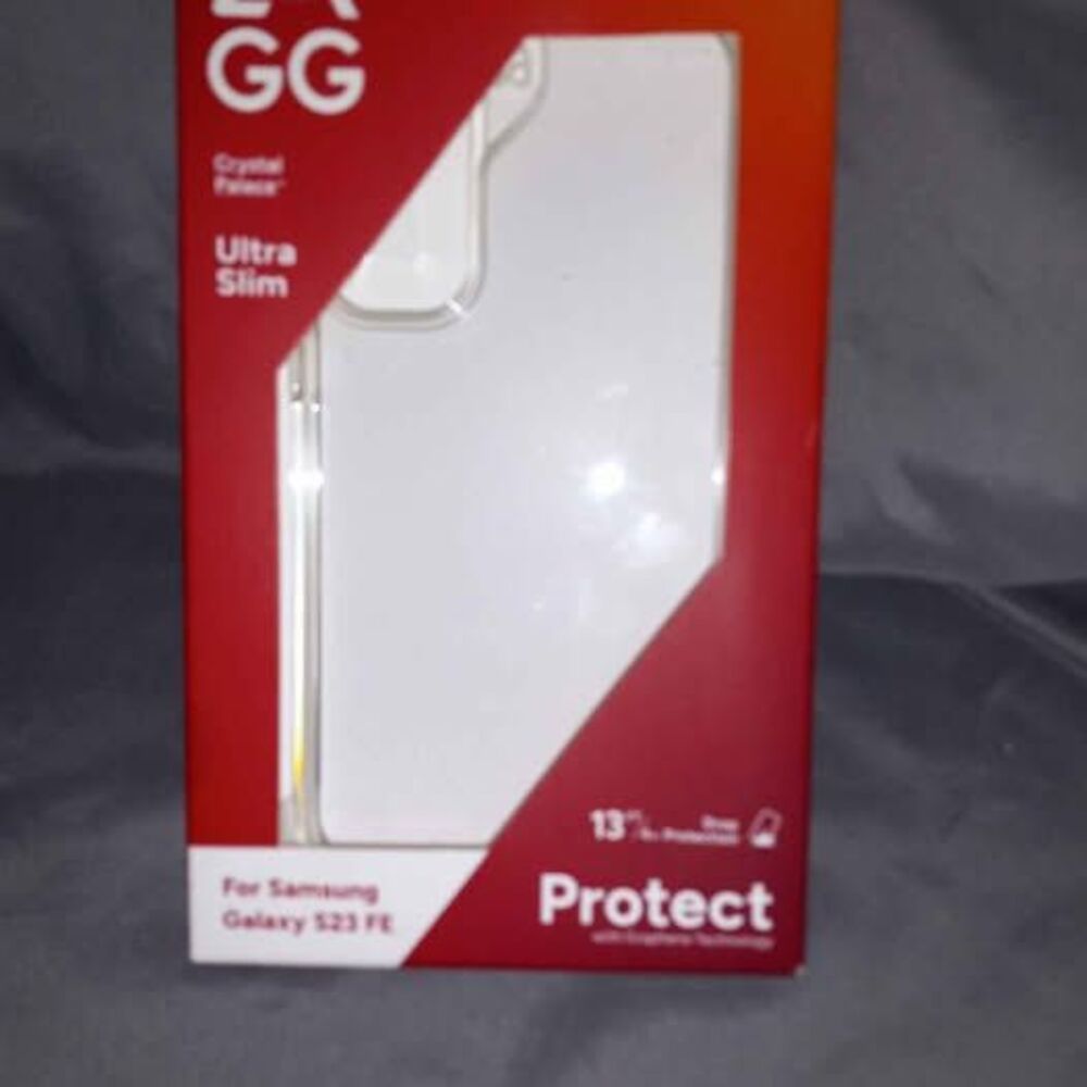 Clear ultra slim phone case by ZAGG designed for the Samsung Galaxy S23 FE.
